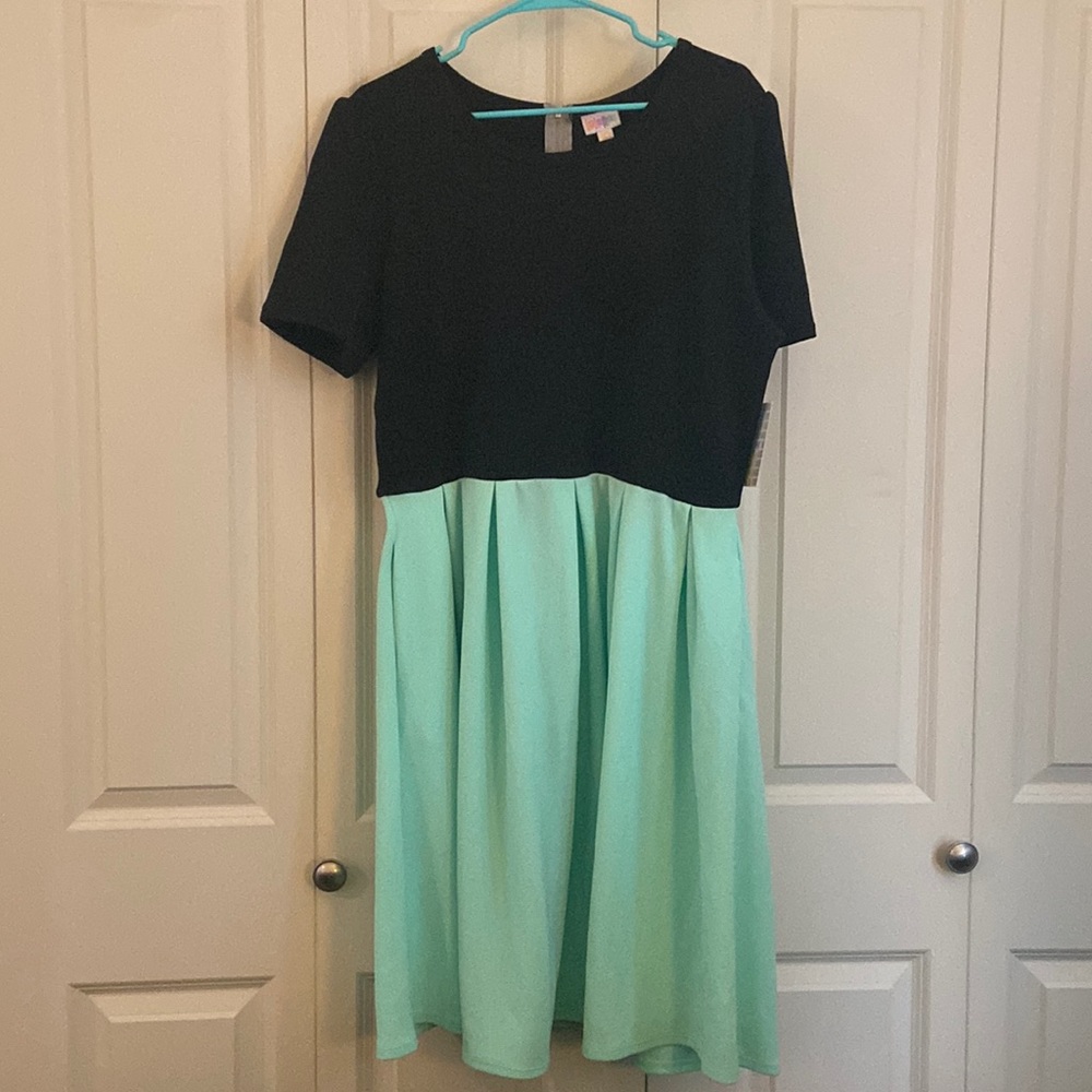 Black and mint 3xl lularoe Amelia